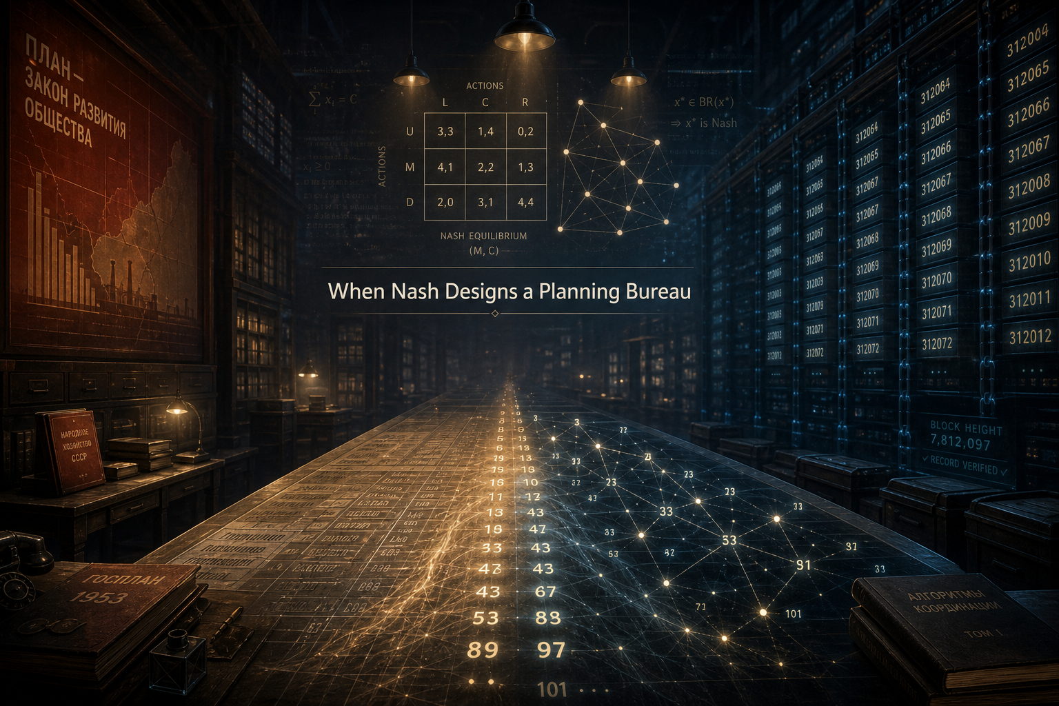 When Nash Designs a Planning Bureau