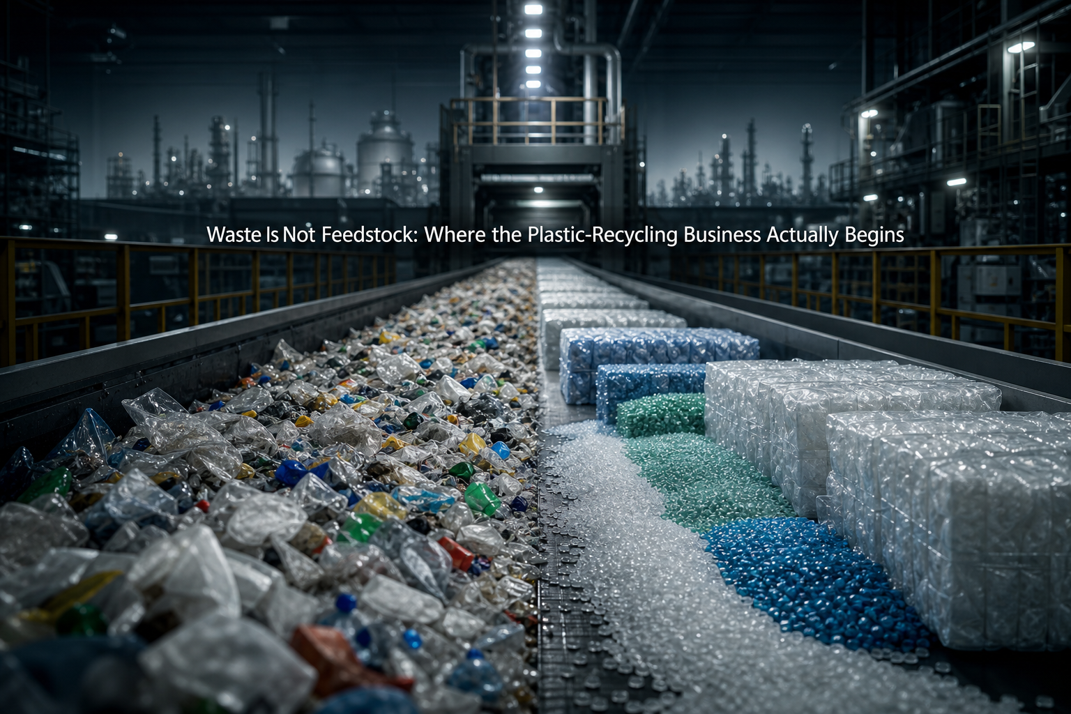 Waste Is Not Feedstock: Where the Plastic-Recycling Business Actually Begins