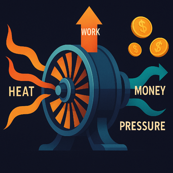 From Thermodynamic Markets to the Thermodynamic Economy