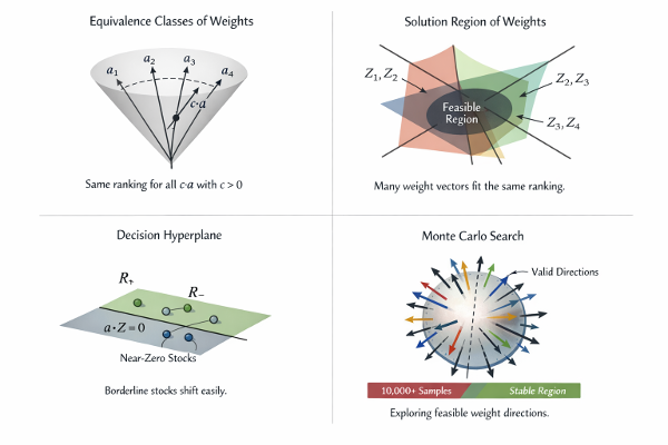 Why Learning Factor Weights Is an Ill-Posed Inverse Problem